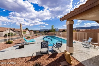 Welcome to an enchanting golf course villa situated within the on Verde Santa Fe Golf Club in Arizona - for sale on GolfHomes.com, golf home, golf lot