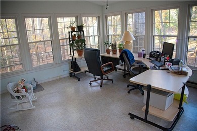 The master and two additional bedrooms are located on the second on Horseshoe Bend Country Club in Georgia - for sale on GolfHomes.com, golf home, golf lot