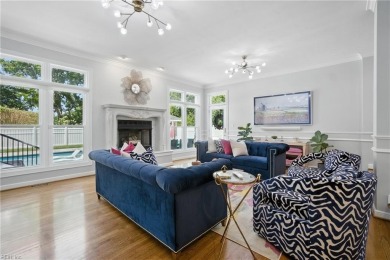 This newly renovated, exquisite five-bedroom, three-and-a-half on Bayville Golf Club in Virginia - for sale on GolfHomes.com, golf home, golf lot