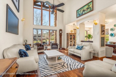 Discover this four-bedroom, five-bath residence positioned on a on Aspen Glen Club in Colorado - for sale on GolfHomes.com, golf home, golf lot