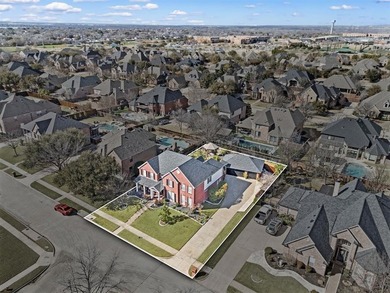 Distinguished Colonial-style Drees custom residence located on Trophy Club of Dallas in Texas - for sale on GolfHomes.com, golf home, golf lot