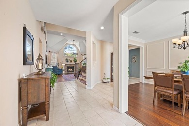 Distinguished Colonial-style Drees custom residence located on Trophy Club of Dallas in Texas - for sale on GolfHomes.com, golf home, golf lot