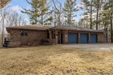 This custom-built, 5 BD/3 BA brick rambler is a rare find on Spring Valley Golf Course in Wisconsin - for sale on GolfHomes.com, golf home, golf lot