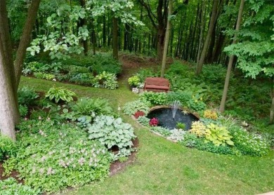 This custom-built, 5 BD/3 BA brick rambler is a rare find on Spring Valley Golf Course in Wisconsin - for sale on GolfHomes.com, golf home, golf lot