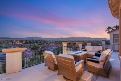 Perched in guard-gated Renaissance at Seven Hills, this fully on Rio Secco Golf Club in Nevada - for sale on GolfHomes.com, golf home, golf lot