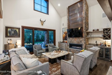 The ultimate setting for this gracious ''modern lodge'' style on River Valley Ranch Golf Club in Colorado - for sale on GolfHomes.com, golf home, golf lot