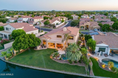 VOTED BEST ON TOUR! GORGEOUS LAKEFRONT HOME in highly on Ocotillo Golf Resort  in Arizona - for sale on GolfHomes.com, golf home, golf lot