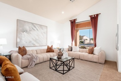 VOTED BEST ON TOUR! GORGEOUS LAKEFRONT HOME in highly on Ocotillo Golf Resort  in Arizona - for sale on GolfHomes.com, golf home, golf lot