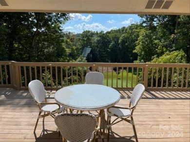 Nicely updated home, overlooking the 11th green of the Bald on Rumbling Bald Resort on Lake Lure in North Carolina - for sale on GolfHomes.com, golf home, golf lot