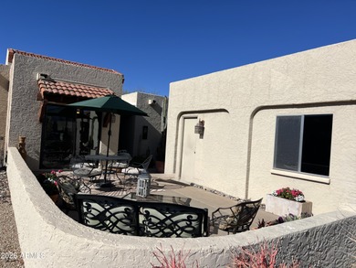 3 bedroom townhouse. Vaulted ceiling, beehive fireplace & dining on Rio Verde Country Club - Quail Run in Arizona - for sale on GolfHomes.com, golf home, golf lot