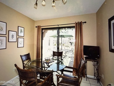 3 bedroom townhouse. Vaulted ceiling, beehive fireplace & dining on Rio Verde Country Club - Quail Run in Arizona - for sale on GolfHomes.com, golf home, golf lot