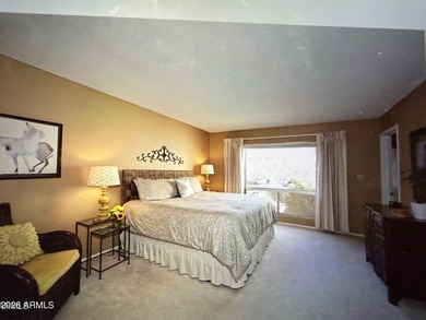 3 bedroom townhouse. Vaulted ceiling, beehive fireplace & dining on Rio Verde Country Club - Quail Run in Arizona - for sale on GolfHomes.com, golf home, golf lot