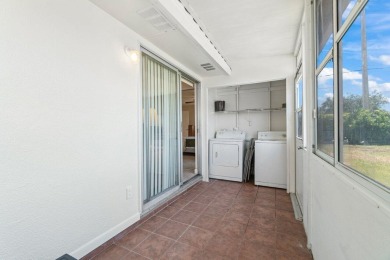 Step inside this charming ground-floor villa featuring 1 bedroom on Kings Point Golf - Executive in Florida - for sale on GolfHomes.com, golf home, golf lot