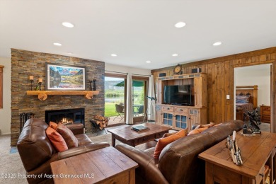 Rarely available and highly desirable ground floor pondside on Ranch at Roaring Fork Golf Course in Colorado - for sale on GolfHomes.com, golf home, golf lot