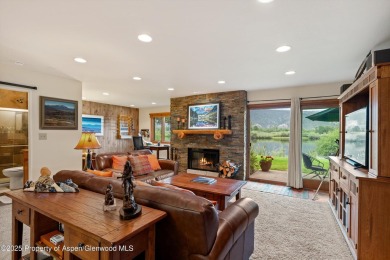 Rarely available and highly desirable ground floor pondside on Ranch at Roaring Fork Golf Course in Colorado - for sale on GolfHomes.com, golf home, golf lot