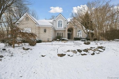 Welcome to this elegant residence in the prestigious Prestwick on Prestwick Village Golf Club in Michigan - for sale on GolfHomes.com, golf home, golf lot