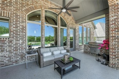 Backed by sweeping golf course views and designed with both on Lantana Golf Club in Texas - for sale on GolfHomes.com, golf home, golf lot