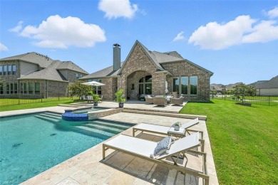 Backed by sweeping golf course views and designed with both on Lantana Golf Club in Texas - for sale on GolfHomes.com, golf home, golf lot
