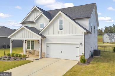 Welcome home to this beautifully upgraded 5BR/3.5BA Bedford plan on Chimney Oaks Golf Club in Georgia - for sale on GolfHomes.com, golf home, golf lot