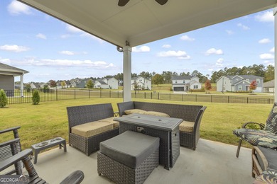 Welcome home to this beautifully upgraded 5BR/3.5BA Bedford plan on Chimney Oaks Golf Club in Georgia - for sale on GolfHomes.com, golf home, golf lot