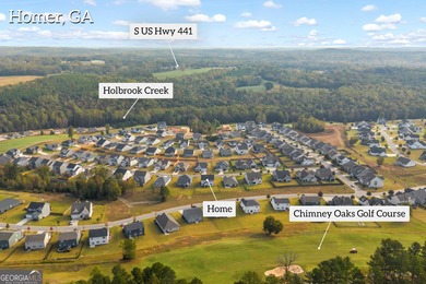 Welcome home to this beautifully upgraded 5BR/3.5BA Bedford plan on Chimney Oaks Golf Club in Georgia - for sale on GolfHomes.com, golf home, golf lot
