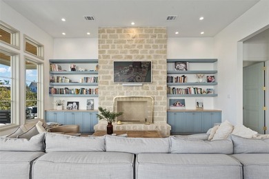 This beautiful lake house was built in 2024 and is nestled in on Long Cove Golf Course in Texas - for sale on GolfHomes.com, golf home, golf lot