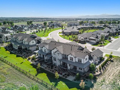 Exquisite luxury townhome with golf course views and exceptional on Harmony Golf Club in Colorado - for sale on GolfHomes.com, golf home, golf lot