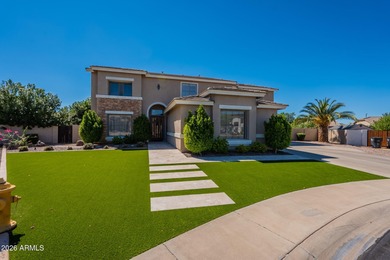 Experience elevated desert luxury in the prestigious and highly on Seville Golf and Country Club in Arizona - for sale on GolfHomes.com, golf home, golf lot
