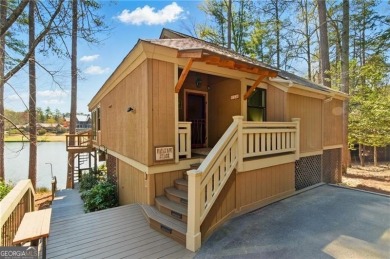 This unique 3 BR / 2 BATH villa sits directly on the edge of on Big Canoe Golf Club - Cherokee in Georgia - for sale on GolfHomes.com, golf home, golf lot