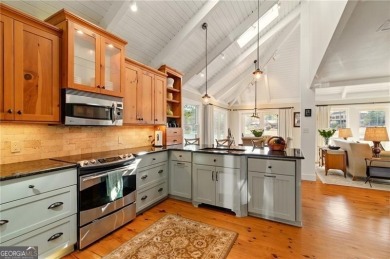 This unique 3 BR / 2 BATH villa sits directly on the edge of on Big Canoe Golf Club - Cherokee in Georgia - for sale on GolfHomes.com, golf home, golf lot