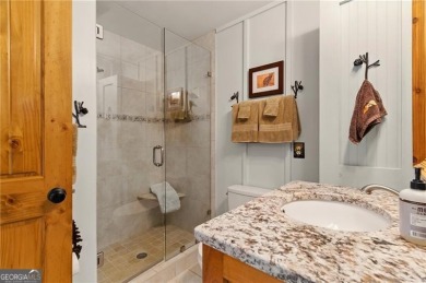 This unique 3 BR / 2 BATH villa sits directly on the edge of on Big Canoe Golf Club - Cherokee in Georgia - for sale on GolfHomes.com, golf home, golf lot