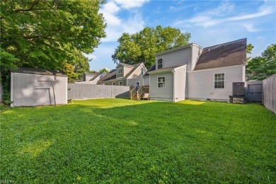 This charming Cape Cod features luxury vinyl plank flooring in on Oceanview Golf Course in Virginia - for sale on GolfHomes.com, golf home, golf lot