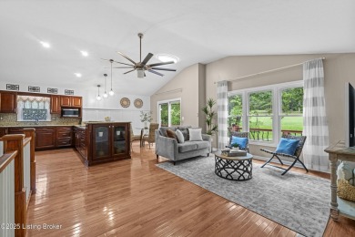 Discover serene, nature-filled living in this updated ranch home on Doe Valley Country Club in Kentucky - for sale on GolfHomes.com, golf home, golf lot