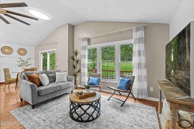 Discover serene, nature-filled living in this updated ranch home on Doe Valley Country Club in Kentucky - for sale on GolfHomes.com, golf home, golf lot