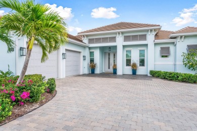 Sleek, smart, and solar-powered--this lavishly upgraded custom on Bent Pine Golf Club in Florida - for sale on GolfHomes.com, golf home, golf lot