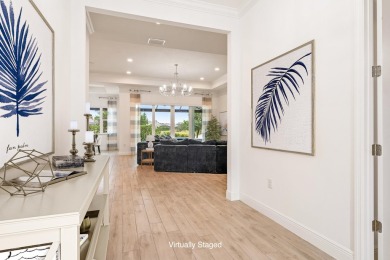 Sleek, smart, and solar-powered--this lavishly upgraded custom on Bent Pine Golf Club in Florida - for sale on GolfHomes.com, golf home, golf lot