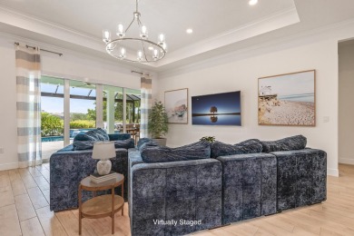 Sleek, smart, and solar-powered--this lavishly upgraded custom on Bent Pine Golf Club in Florida - for sale on GolfHomes.com, golf home, golf lot
