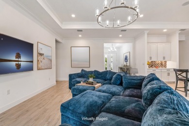 Sleek, smart, and solar-powered--this lavishly upgraded custom on Bent Pine Golf Club in Florida - for sale on GolfHomes.com, golf home, golf lot
