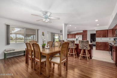 Experience the charm and comfort of this single-story home w/ on Quail Run Golf Course in Arizona - for sale on GolfHomes.com, golf home, golf lot