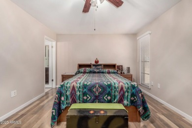 Experience the charm and comfort of this single-story home w/ on Quail Run Golf Course in Arizona - for sale on GolfHomes.com, golf home, golf lot