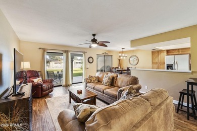 Welcome to this nicely furnished patio home in the popular 55+ on Fountain of the Sun Country Club in Arizona - for sale on GolfHomes.com, golf home, golf lot