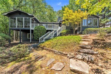 Beautiful seasonal water views! Located on 2 lots on a quiet on Keowee Key Golf and Country Club in South Carolina - for sale on GolfHomes.com, golf home, golf lot