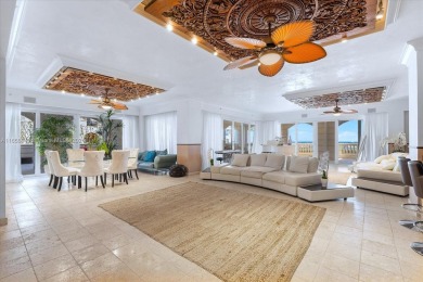 Live the Fisher Island lifestyle in this stunning 2 story beach on Fisher Island Club in Florida - for sale on GolfHomes.com, golf home, golf lot