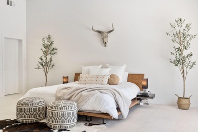 Modern Luxury Meets Desert Charm Discover elevated living in on Marrakesh Country Club in California - for sale on GolfHomes.com, golf home, golf lot