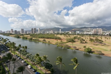 Large corner unit. Bright, Breezy. Ala Wai Canal, Mountain, Golf on Ala Wai Golf Course in Hawaii - for sale on GolfHomes.com, golf home, golf lot