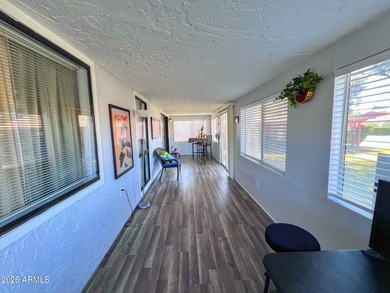 This STUNNING, updated 3BR/2BA + AZ room home is now available on Leisure World Country Club in Arizona - for sale on GolfHomes.com, golf home, golf lot