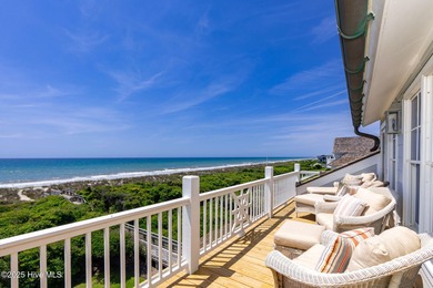 This exceptional oceanfront home in Roosevelt Beach showcases on The Country Club of the Crystal Coast in North Carolina - for sale on GolfHomes.com, golf home, golf lot