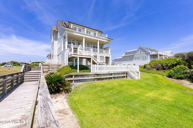 This exceptional oceanfront home in Roosevelt Beach showcases on The Country Club of the Crystal Coast in North Carolina - for sale on GolfHomes.com, golf home, golf lot