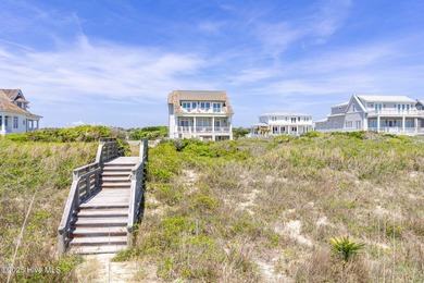 This exceptional oceanfront home in Roosevelt Beach showcases on The Country Club of the Crystal Coast in North Carolina - for sale on GolfHomes.com, golf home, golf lot