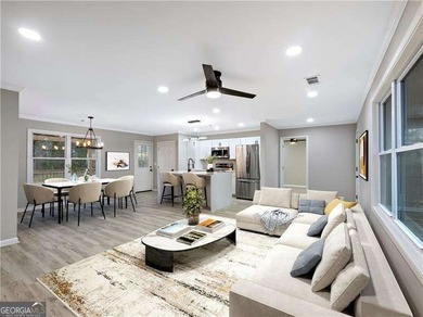 Exceptionally Renovated Four-Sided Brick Ranch On A Quiet Street on East Lake Golf Club in Georgia - for sale on GolfHomes.com, golf home, golf lot